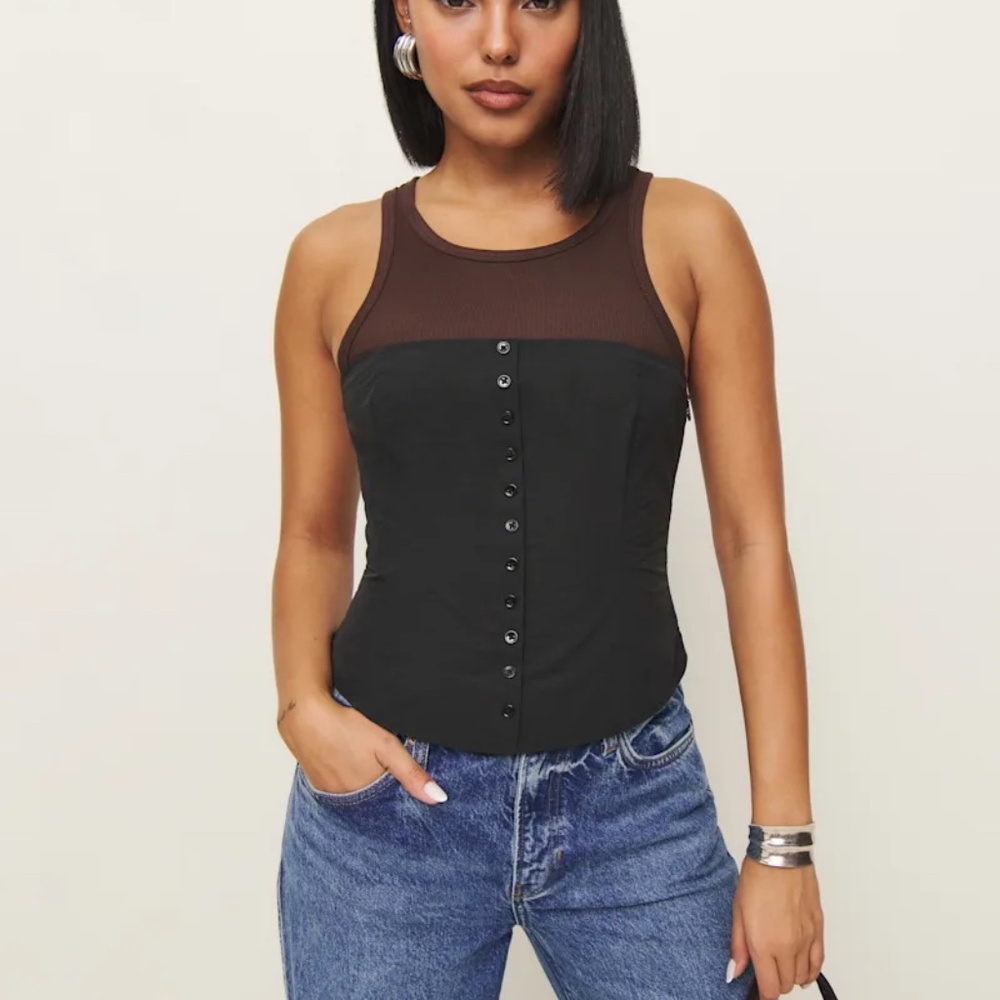 NWT Reformation Hartley Top Size 6